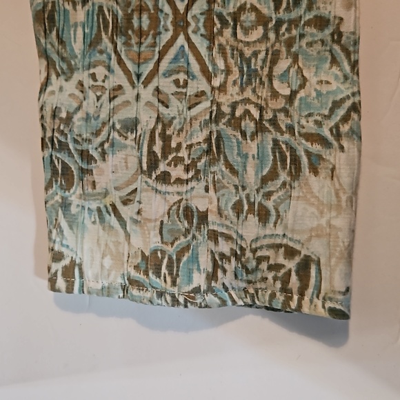 Alfred Dunner Jacket Lined Crinkle Abstract Print Casual 14 Petite - Picture 4 of 9